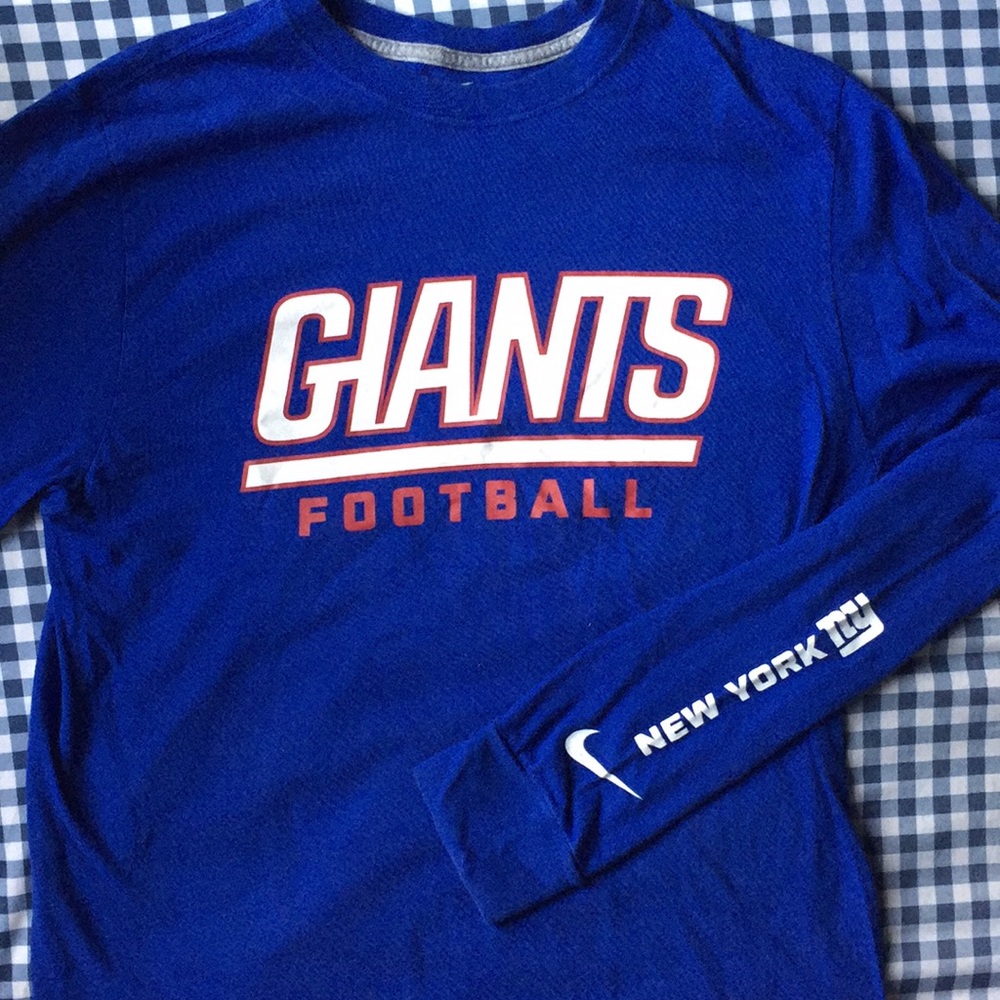 Nike long sleeve NY Giants T-shirt Sz M
